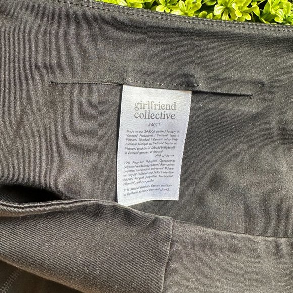 Girlfriend Collective Athletic Bike Shorts Black 3XL - Picture 4 of 5